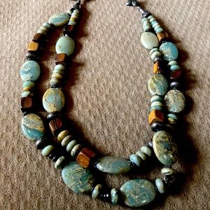 Vtg Southwest sterling silver necklace